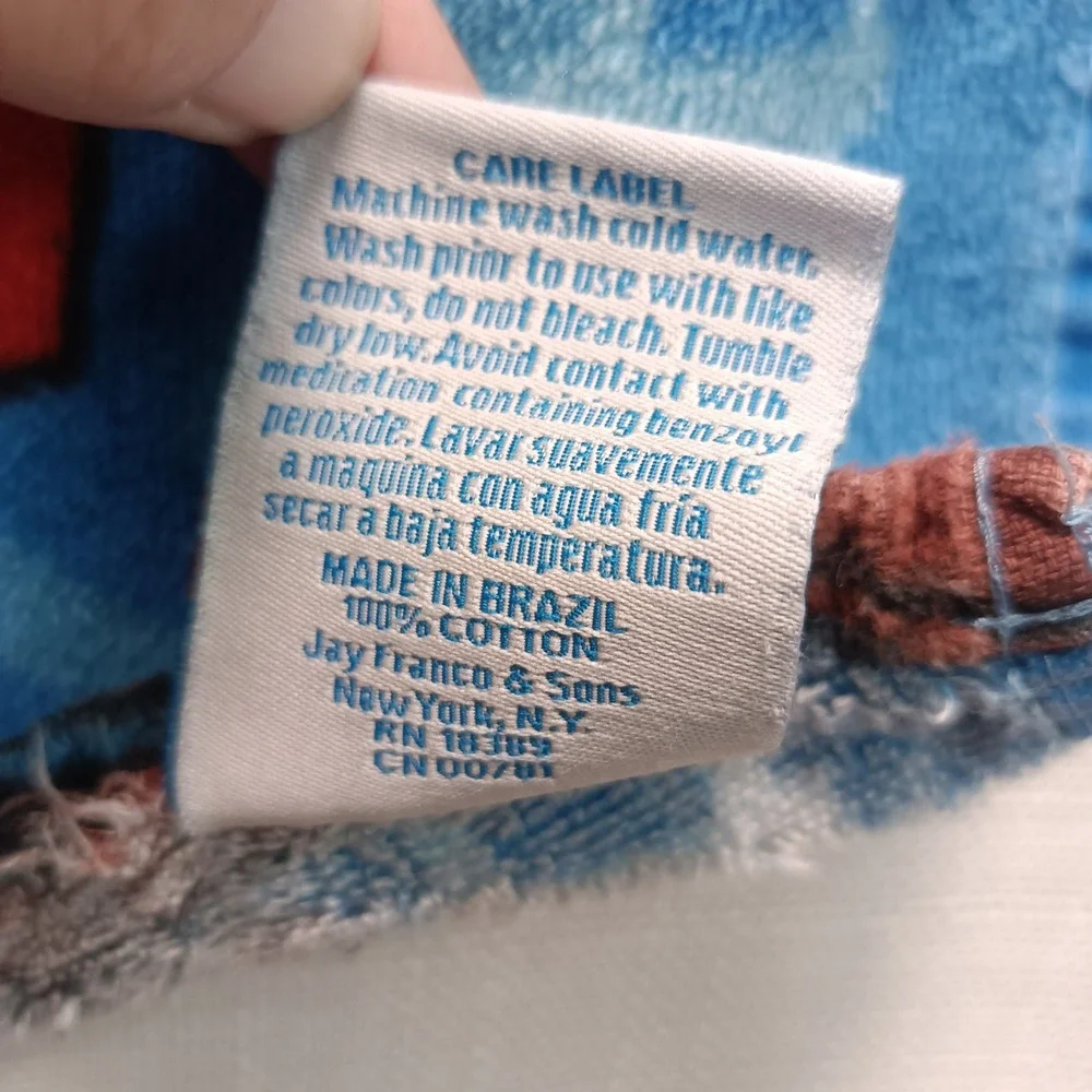 Thomas & Friends Beach Towel Thomas James Percy Blue Cotton Jay Franco 2005